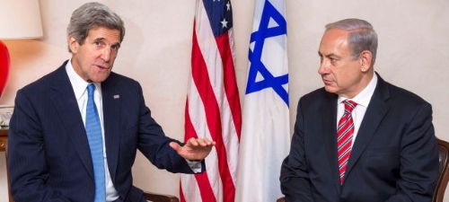 John Kerry and Benjamin Netanyahu