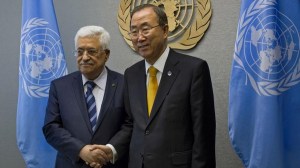 abbas and ban ki moon
