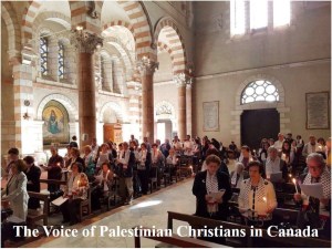 the voice of palestinian christians in Canada